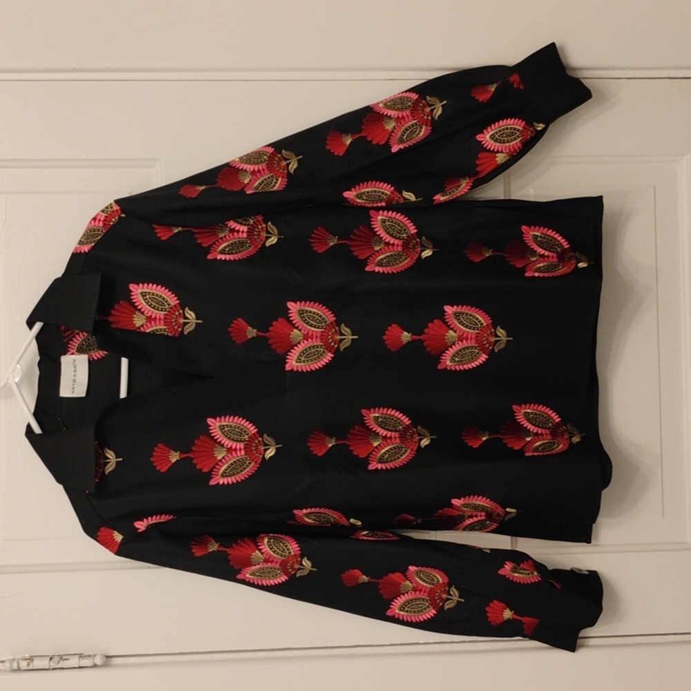 Large embroidered Antik Batik tunic shirt